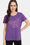 Rosaline Mystic Town Knit Cotton Top (Pack of 2) - Red Purple — thumbnail 7